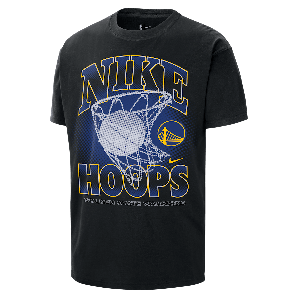 Nike Warriors ラガーシャツ Mサイズ Golden State Warriors Men's Nike Dri-FIT NBA 1/4-Zip Long-Sleeve